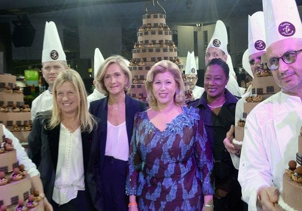 25eme salon du Chocolat à Paris : Mme Dominique Ouattara honorée