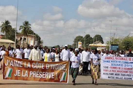 Côte d’Ivoire: marcher ensemble pour la paix ou message de femmes du Gbêkê