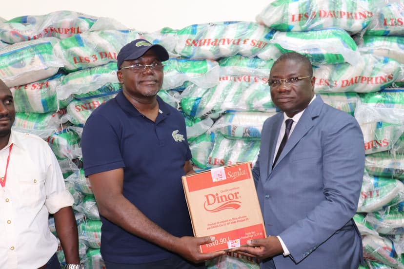 Solidarité: Siandou Fofana offre des vivres à 3000 familles de Port-Bouët (Côte d’Ivoire)