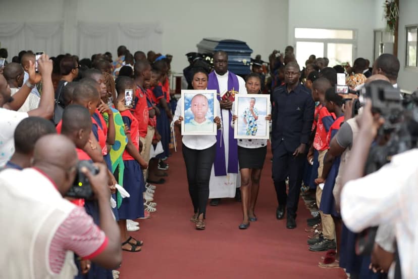 Levée de corps à Abidjan de Ani Guibahi Laurent