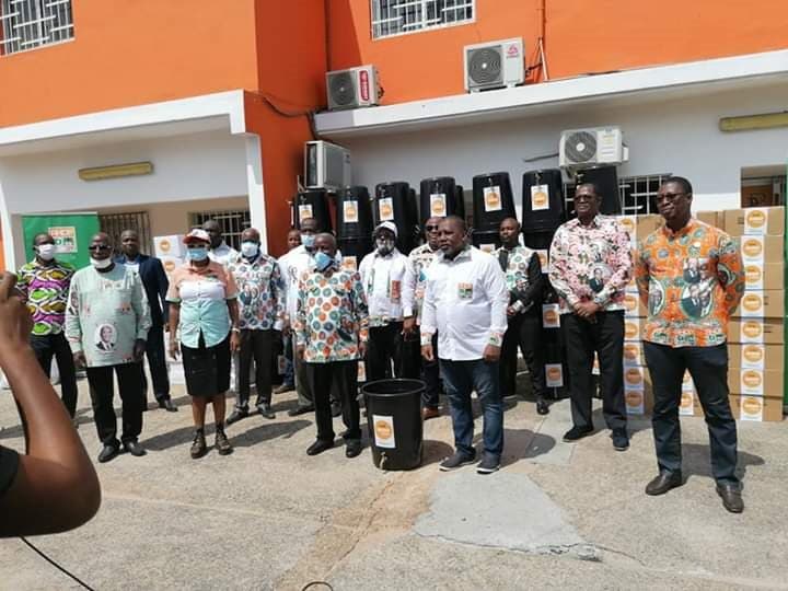 Covid-19 : les élus et cadres RHDP du Tonkpi mobilisent 20 millions Fcfa ( Côte d’ivoire)