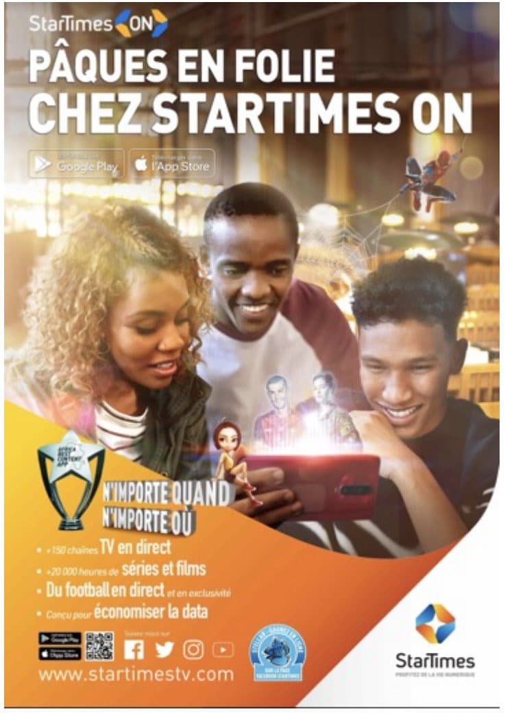 Communiqué de presse : StarTimes ON, l’une des pièces secrètes de StarTimes contre le Coronavirus ?