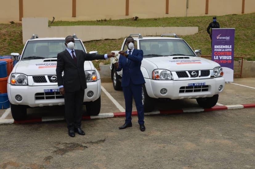 Covid : dons de 75 millions Fcfa du groupe Snedai à 3 ministères