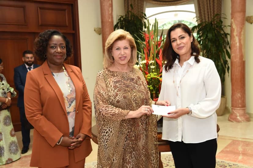 Humanitaire : L'artiste franco-marocaine Sofia Mestari fait un don de 35 millions Fcfa à la Fondation Children Of Africa