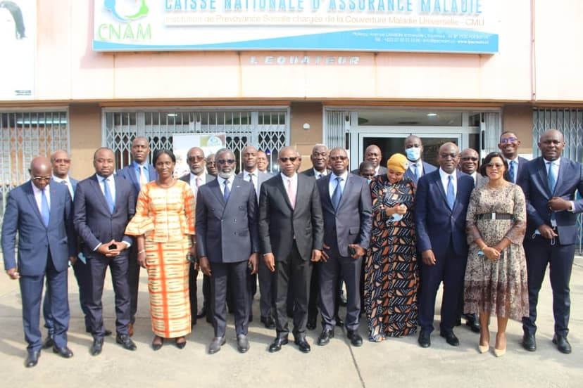 Couverture Maladie Universelle : Le Dg de la Cnam Karim Bamba expose ses préoccupations à Adama Kamara