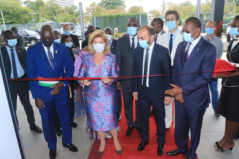 Côte d’Ivoire: Dominique Ouattara inaugure à Cocody le centre d'affaires “Ivoire Trade Center” de PFO Immobilier
