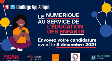 RFI - France 24 Challenge App Afrique 2021 : “Le numérique au service de l’éducation des enfants”