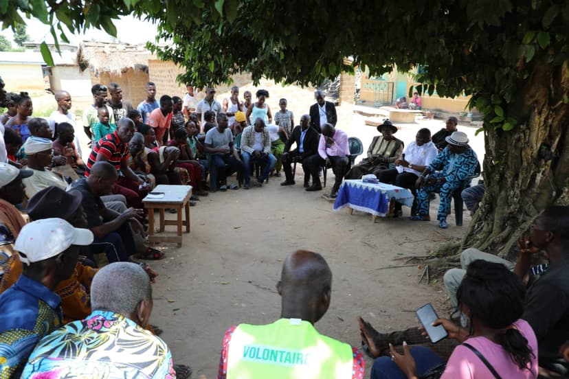 Double meurtre à Guéhiebly : Serey Doh Célestin aux chevets des familles des FDS et d’une fillette tués