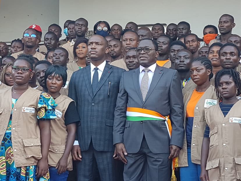 Formation de jeunes volontaires du service civique : Les conseils de Danho Paulin et Mamadou Touré aux jeunes