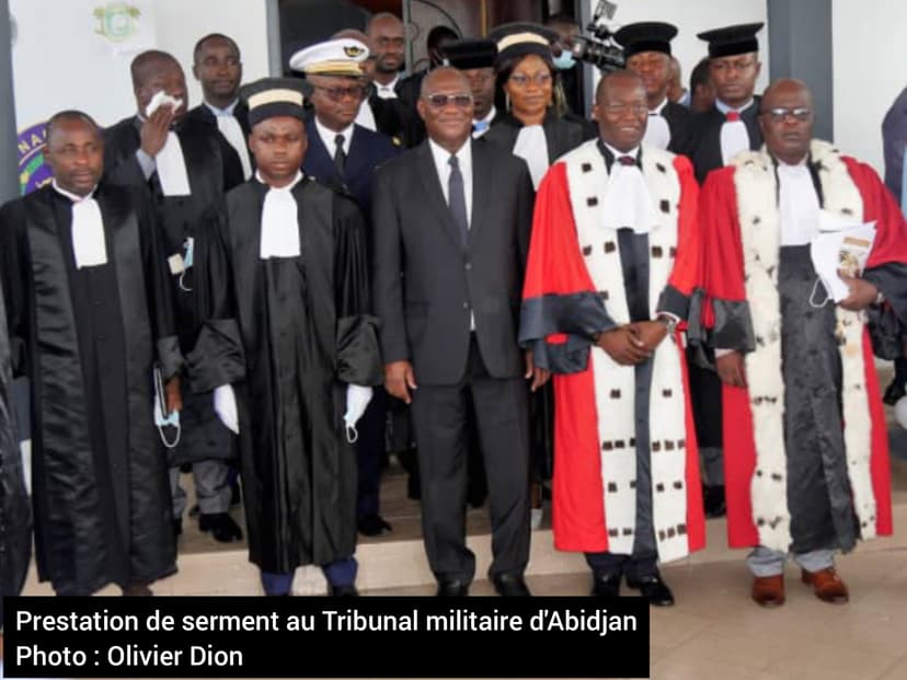Prestation de serment au Tribunal militaire d'Abidjan - Téné Birahima Ouattara : “Ceci contribue à renforcer notre outil de justice en matière militaire”