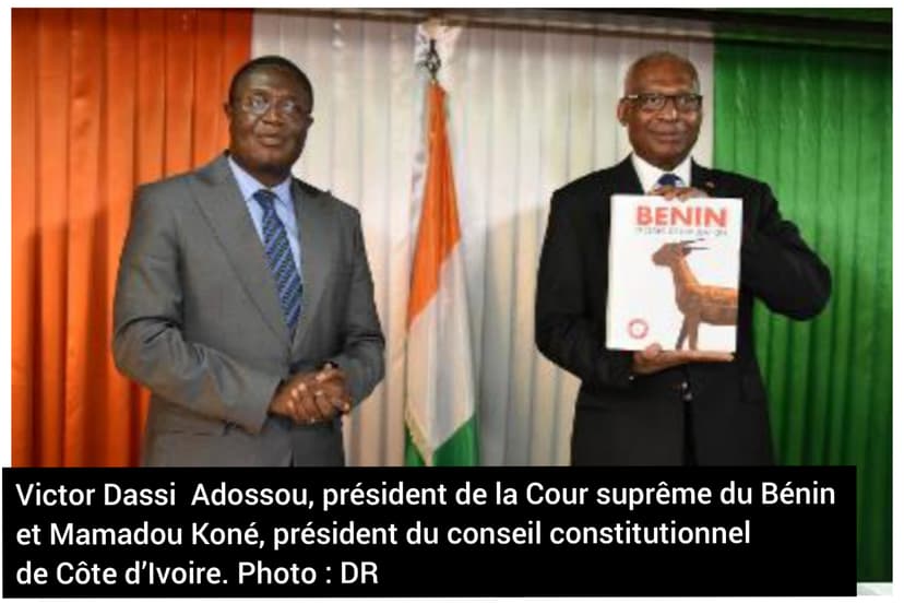 Coopération judiciaire Sud-Sud : le président de la Cour suprême du Bénin en visite de travail à Abidjan