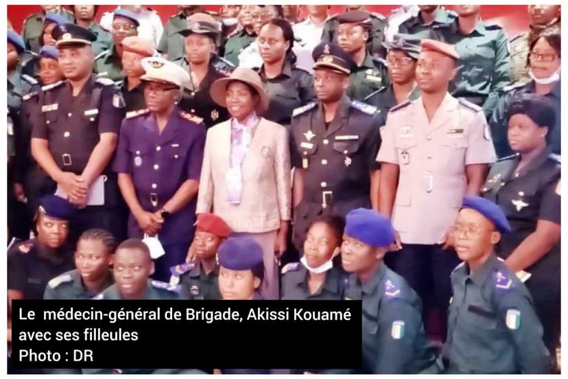 Première femme Générale de l’armée de Côte d’Ivoire : le médecin-général de Brigade, Akissi Kouamé célébrée par la Commission nationale d’hommage aux doyens