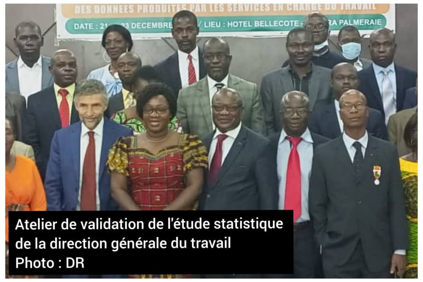 Atelier de validation de l'étude statistique de la direction générale du travail : le BIT réaffirme sa disponibilité à accompagner la Côte d’Ivoire