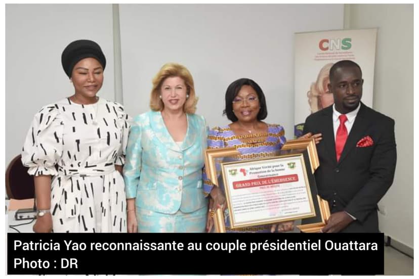 Côte d'Ivoire : après son prix Diamant Alassane Ouattara de la meilleure administratrice des structures de lutte contre l'exploitation et le travail des enfants dans la zone UEMOA, Patricia Yao reconnaissante au couple présidentiel Ouattara