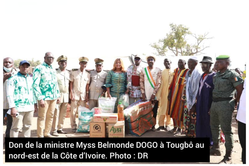 Côte d’Ivoire - Lutte contre le terrorisme: le gouvernement soutient les populations de Tougbô à hauteur de plus de 50 millions de FCFA