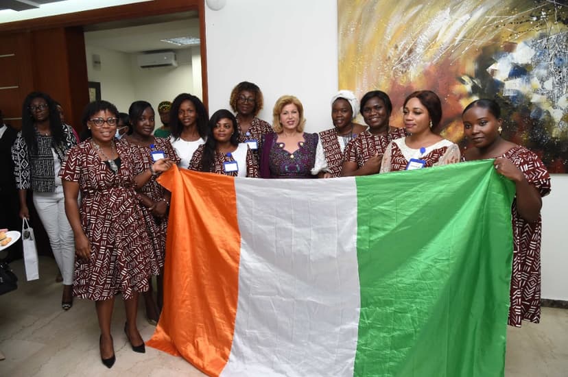 Réseau des femmes émergentes en politique de l'Union du fleuve Mano : Dominique Ouattara encourage la participation à la vie politique