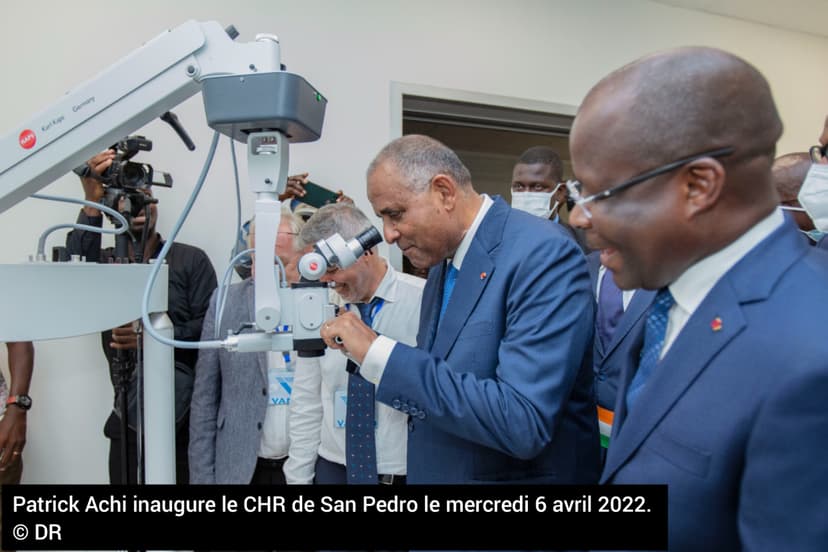 Côte d'Ivoire : le Premier ministre inaugure un “Chr de dernière génération” à San Pedro