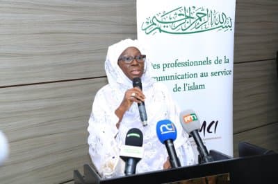 Ramadan 2022 : Kandia Camara invite l'Ujcomci à s'imprégner des valeurs de l'Islam dans l'exercice de leurs missions