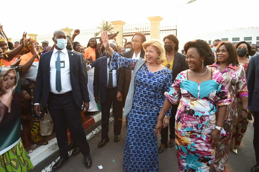 26e Assemblée de l'OPDAD : Dominique Ouattara est arrivée ce mercredi 8 juin à Brazzaville