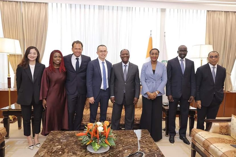 Cryptomonnaies : le PDG de Binance, M. Changpeng ZHAO reçu par Alassane Ouattara ce mardi 5 juillet à Abidjan