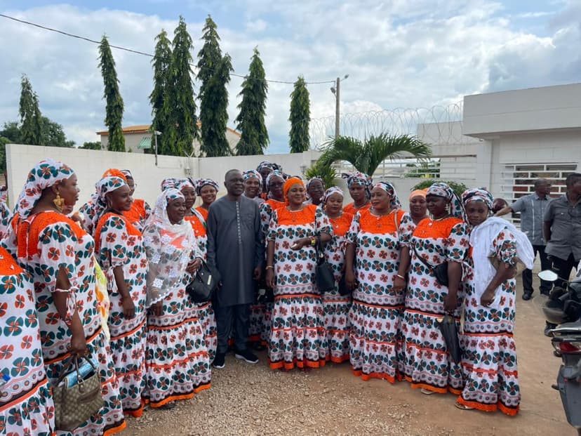 Bouaké : Pourquoi « l'Association des femmes actives pour Amadou Koné » était chez le ministre des transports ?