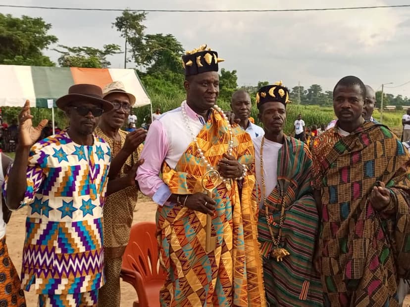 Tiassalé : Alpha Sanogo fait "chef" de Sindressou avec le nom Nanan Agbafli II