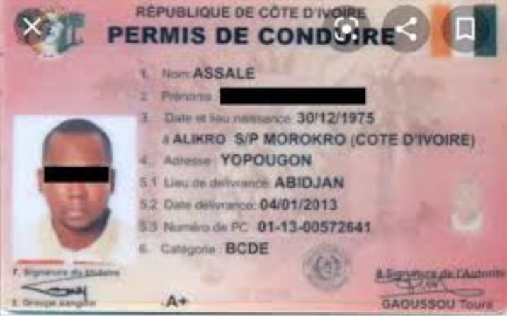 Côte d’Ivoire : Bientôt le permis à points (Ministère des transports)