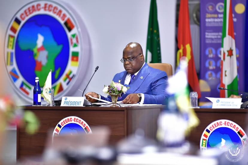 Tchad : Félix Tshisekedi appelle les États membres de la Ceeac à sauver la transition