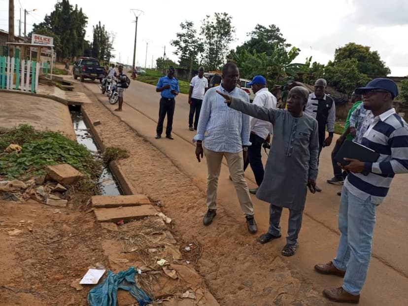 Tiassalé : reprise des travaux de canalisation des eaux de pluie