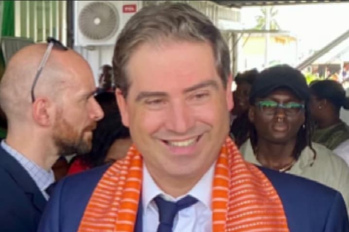 Olivier Becht lance en Côte d'Ivoire la Communauté Afrique France des Entrepreneurs (CAFE)
