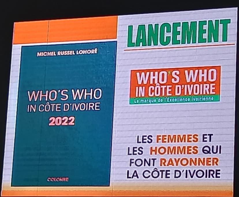 Le Who's who in Côte d'Ivoire 2022 dévoilé avec 113 personnalités dont 24 nouvelles qui font briller le pays