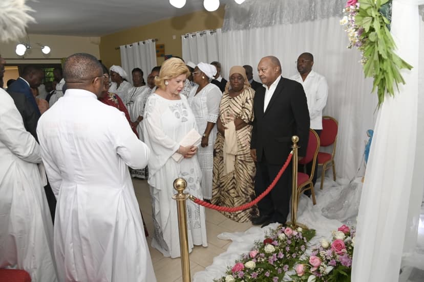 Décès de la belle-mère de Nadine SANGARE : la Première Dame Dominique Ouattara au chevet de la Directrice de Children Of Africa