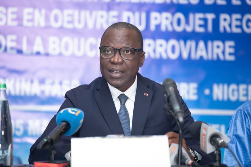 Projet «boucle ferroviaire » de l'uemoa : Amadou Koné appelle à des engagements fermes