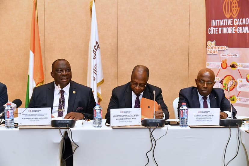Réunion de Initiative cacao : Kobenan Kouassi Adjoumani salue l'amélioration du marché