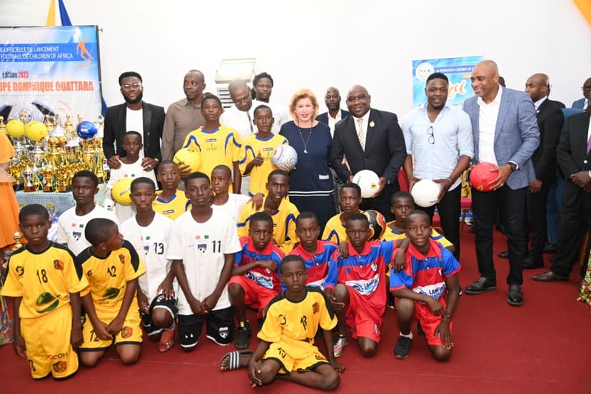 Tournoi de Football -Fondation Children Of Africa : la 14e édition lancée ce mardi 11 juillet 2023 en présence de la Première Dame Dominique Ouattara