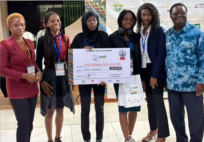 Côte d'Ivoire : les étudiantes de DigiFemmes Academy remporte le deuxième prix Hacktourisme Can 225