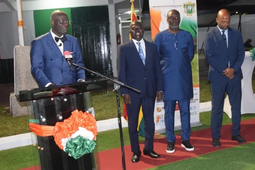 Fête nationale ivoirienne au Ghana : l'ambassadeur Félix Tanon salue l’amitié et la coopération entre les deux pays.