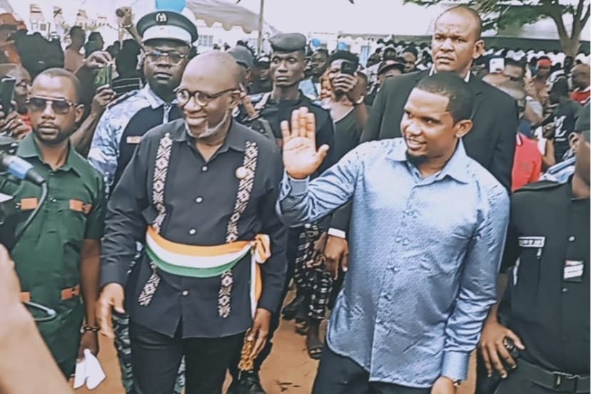 Présent en Côte d’Ivoire le lundi : Les conseils de Samuel Eto’o aux jeunes