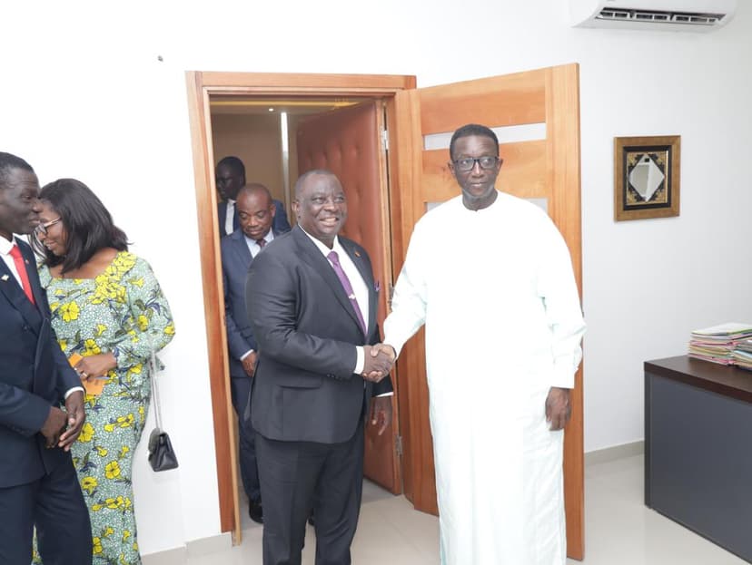 Cajou : Kobenan Kouassi Adjoumani reçu par le Premier ministre sénégalais