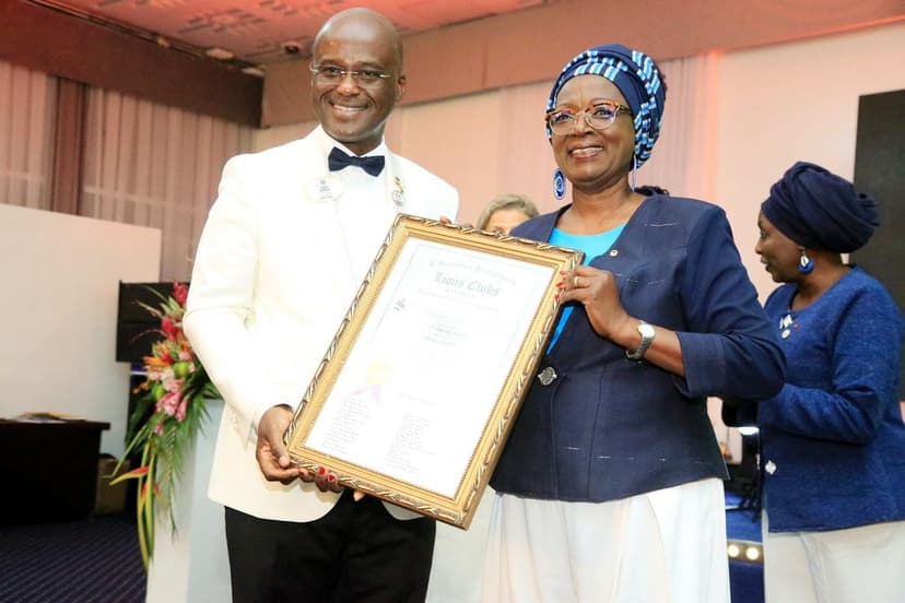 Remise de charte : Mariam Dao Gabala, la Présidente-Fondatrice du Lions club Abidjan AKOBEN, prête serment