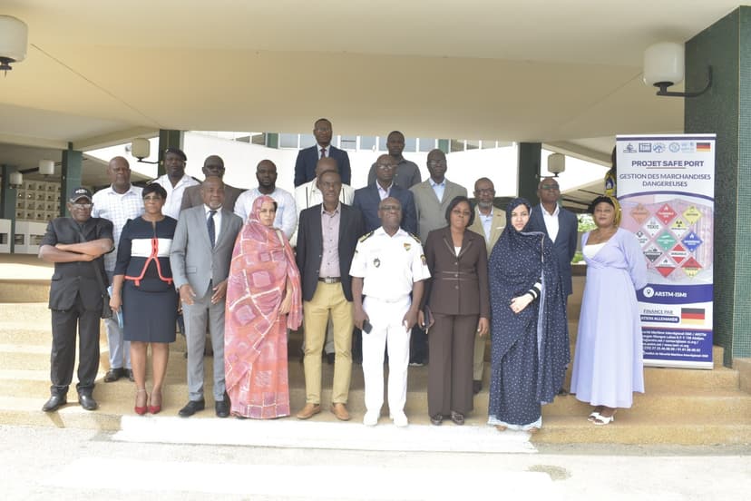 Projet Safe : 25 officiers de port en formation sur la gestion des marchandises dangereuses