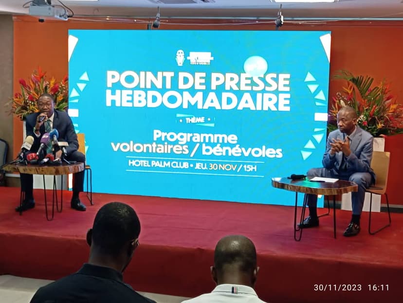 CAN 2023 : 10.000 volontaires et 20.000 bénévoles attendus pour l'organisation de l'événement