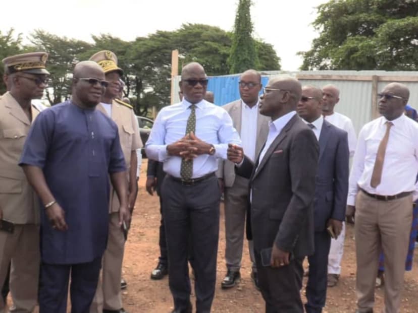 Yamoussoukro-Projet de réhabilitation des lacs : Jacques Assahoré Konan satisfait de l’avancement des travaux