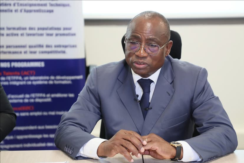 Apprentissage et formation professionnelle : 3 questions au ministre Koffi N'guessan