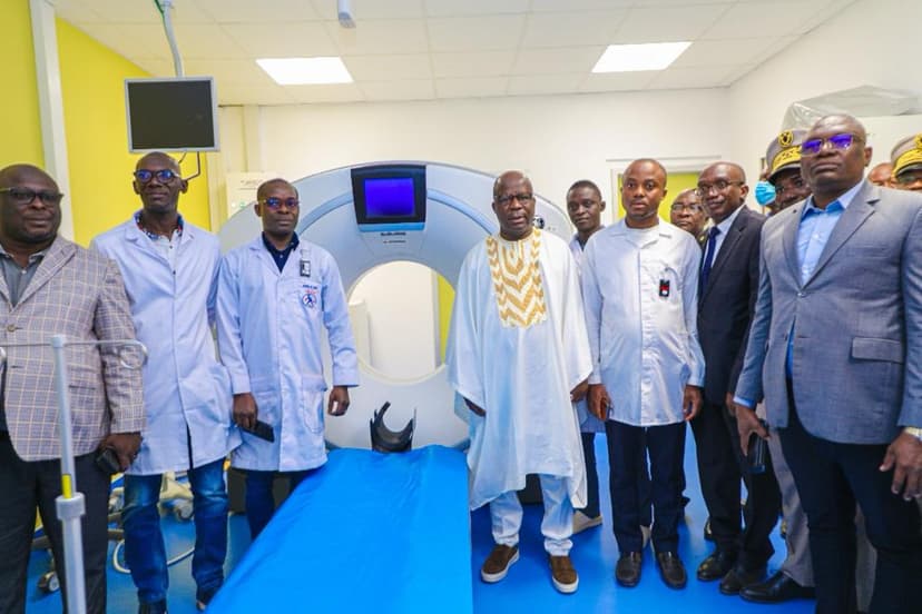 Côte d'Ivoire : le scanner du nouveau Chr de Man fonctionne