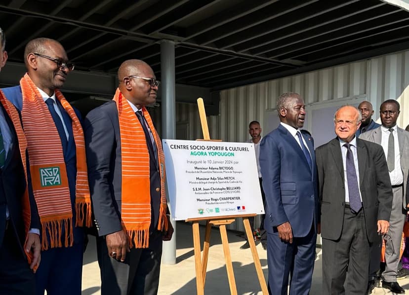 Inauguration des Agoras de Yopougon et Port-Bouët à quelques jours de la CAN 2023