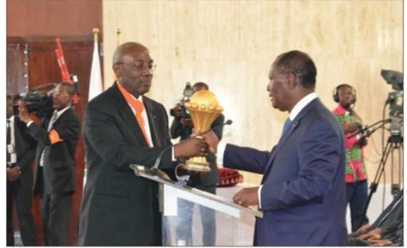 Can 2023 : l’ex Président de la Fif n’a pas été oublié par les siens en Côte d’Ivoire