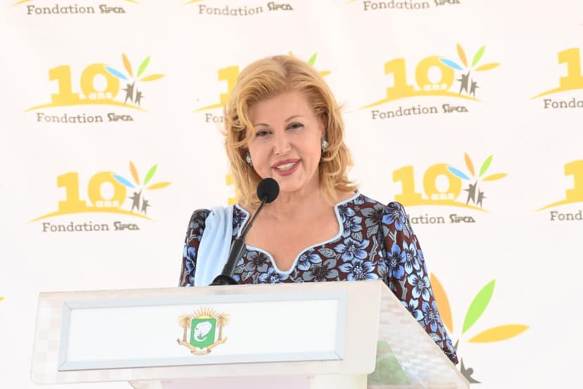 Côte d'Ivoire : le centre de nutrition DOMINIQUE OUATTARA du CNRAO inauguré par la Première Dame