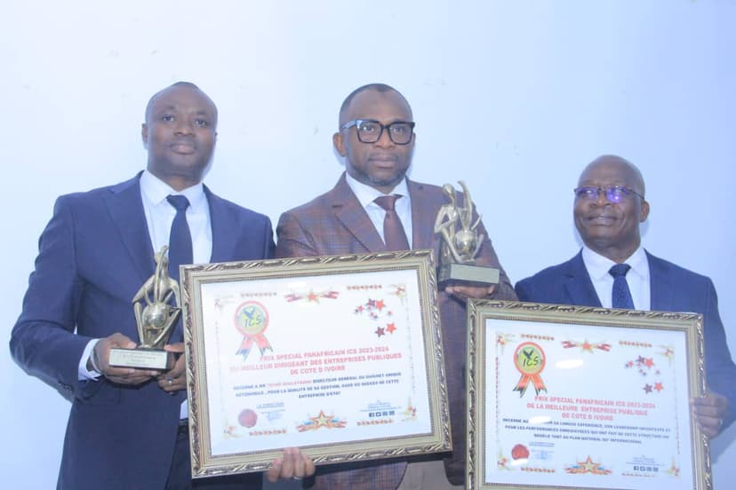 Prix ICS 2024 : Le Guichet unique automobile et Touré Souleymane lauréats