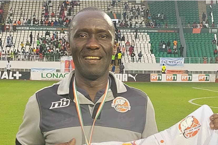 Entraîneur de FC San Pedro, Maxime Gouamené révèle l’esprit qui a permis aux joueurs de remporter la Ligue 1 en Côte d’Ivoire